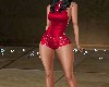 Dress red disco