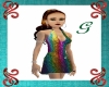 rainbow sparkle dress