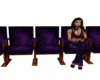Purple seating , office