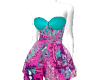 1Floral Mini Dress