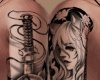 e. anime arm tattoo