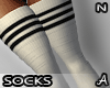 !A White & Black Socks