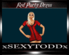 S.T RED PARTY DRESS