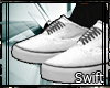 "S"Vans w/sock White