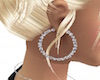 diamond hoop earrings