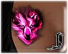 Wolves Pink Tattoo R