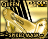 !T GOLD QUEEN Spike Mask