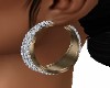 GOLD / DIAMOND HOOPS