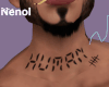 Human neck ink