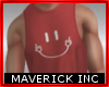 CM! Red Smiley Tank Top