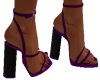 PR block strappy heels