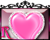*R* Pink Heart Sticker