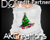 (AK)holiday sweater wht