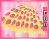 F| Strawberries! Skirt