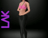 Pregnant yoga pink