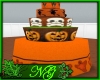 Halloween Cake and Table