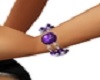 Purple/Silver Bracelets
