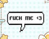 f-me! text bubble