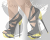 BL black & yellow heels