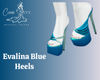 Evalina Blue Heels