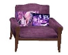 "VL"Parlor Chair Purple
