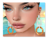 Vintage earring white