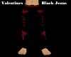 Valentines Black Jeans