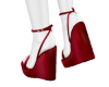 Wedge Red Sandals