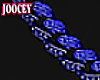 2 Toned Blue Cuban Link