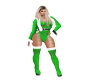 green xmas outfit