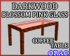 JDW P Glass Coffee Table