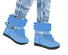 blue boots