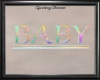 Pastel Baby Sign
