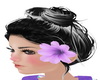 Lilac Hair Flower