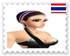 thai flag, hair