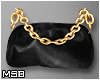 B | Gold Chain Bag