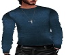 Mens Blue Pullover