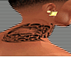 mens neck tattoo 