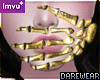 Gold Skeleton Hand 18k