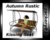 Autumn Kissing Bench