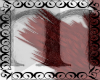 {J} Deep Red Leg Fluff