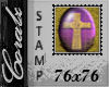 Purple Egg Stamp 76x76