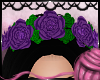 Purple&Green FlowerCrown