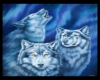Blue Wolf Trio Art