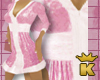 {K} Pink Short Dress