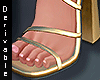 Metalic sandal