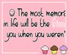 [CC]The Most Memorable