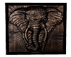 Framed Metallic Elephant