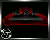 Red Black Cuddle Couch