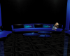 club blue sofa set